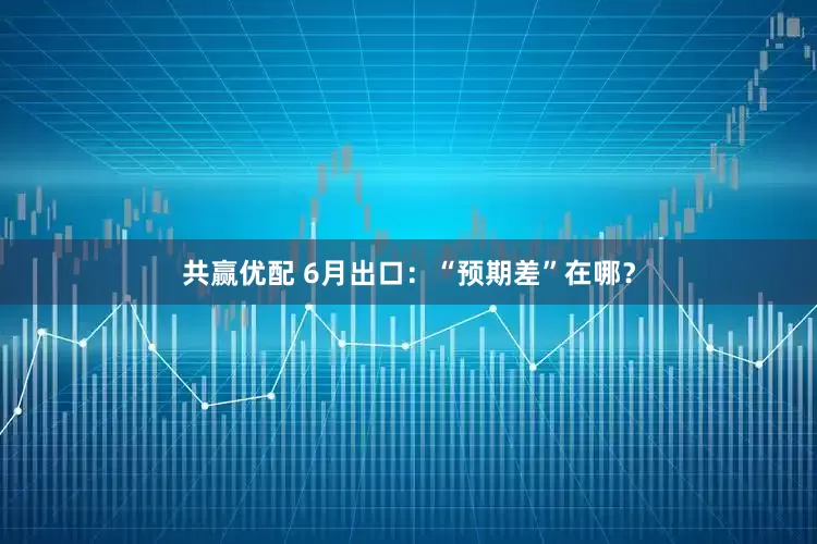 共赢优配 6月出口：“预期差”在哪？